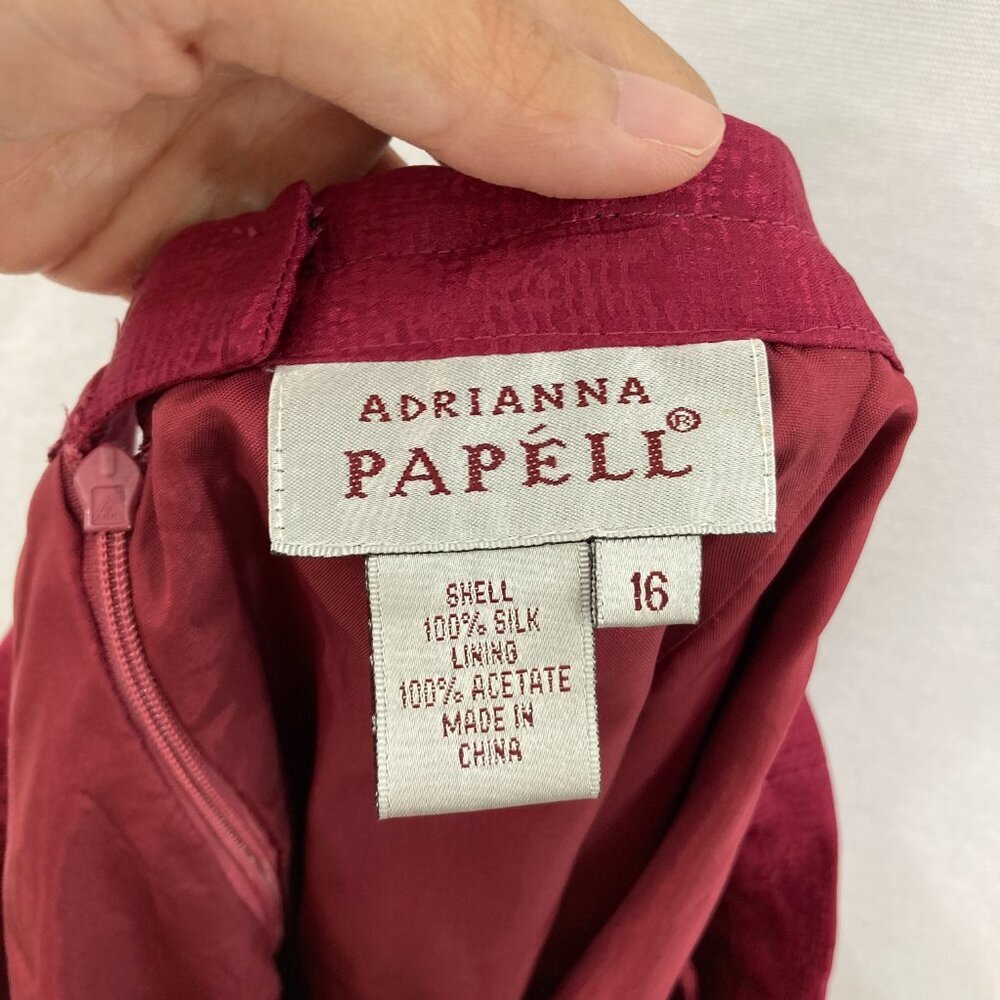 Adrianna Papell Red Pencil Skirt - Picture 2 of 9